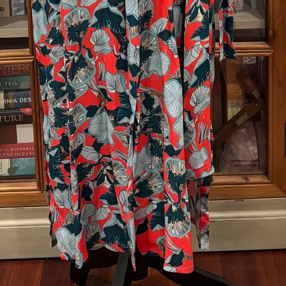 Anthropologie × Blⁿk London “Tirana” Midi Shirt‑Dress, Sz Medium Petite - Picture 10 of 15